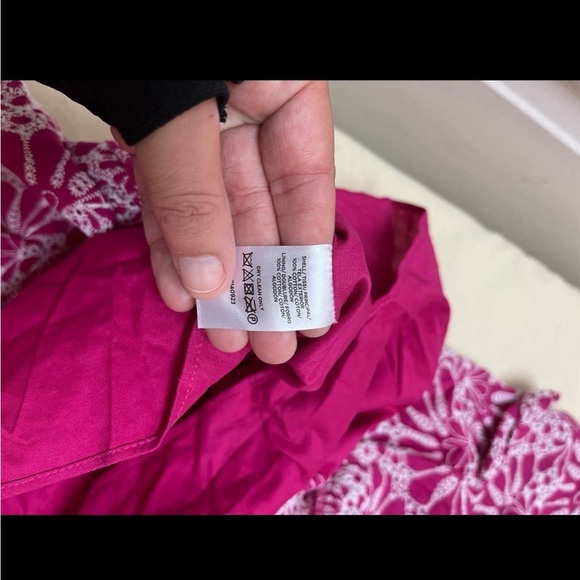 NWT Loft size 4 pink eyelet belted flutter sleeve dress - Picture 5 of 11